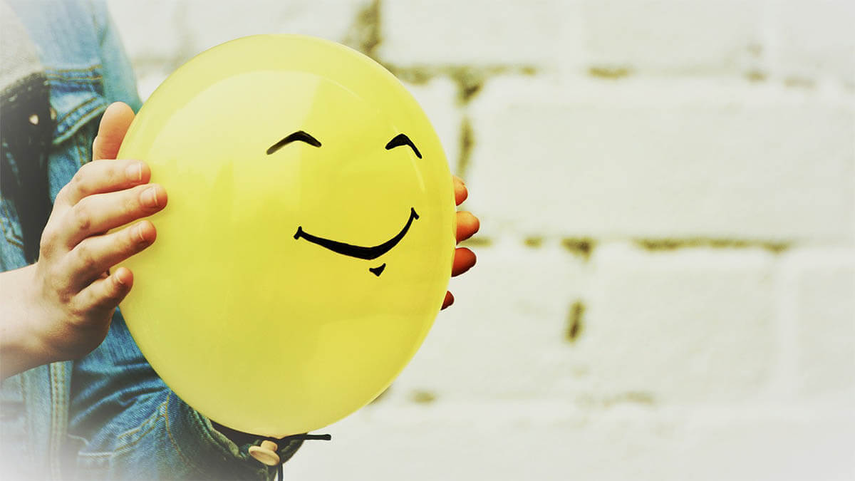 smiley luftballon
