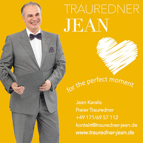 Trauredner Jean Karalis