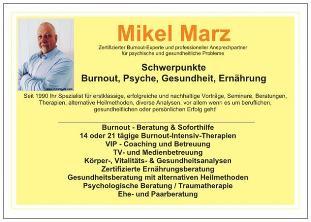 Mikel Marz - Burnout-Experte, Berater &amp; Coach!