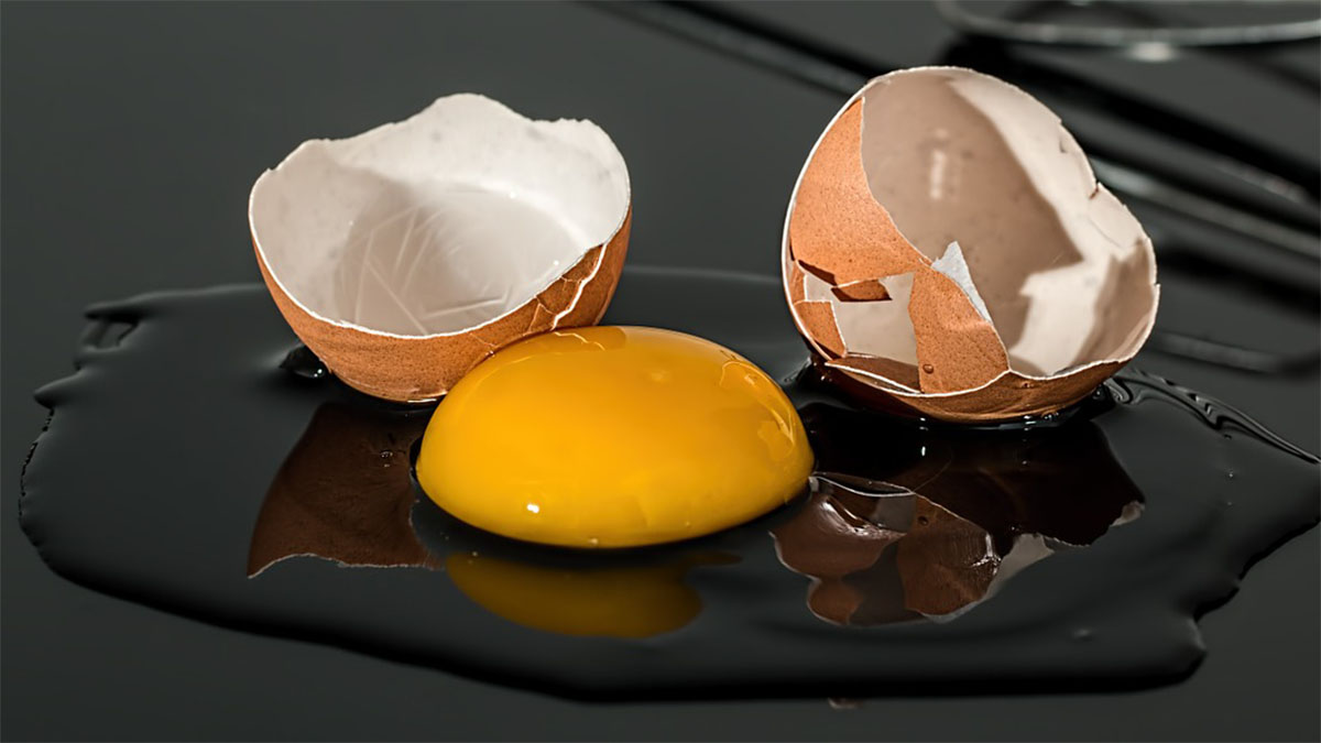 eierschale entfernen
