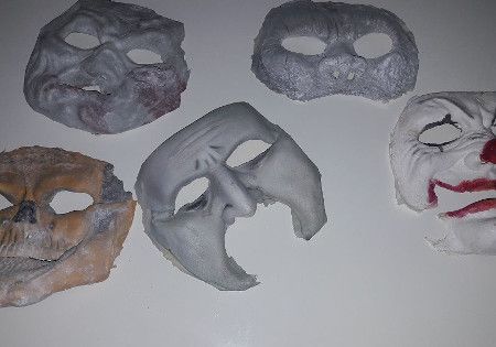 halloween karneval latexmasken