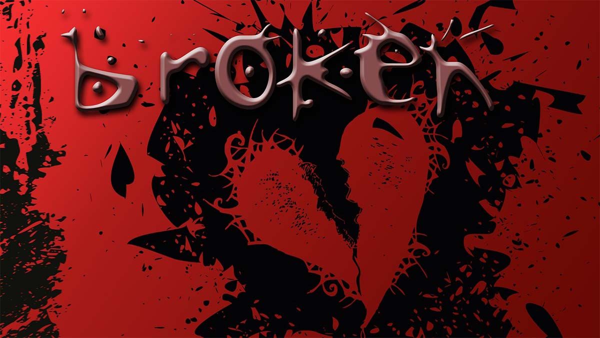 Trennungsschmerz und Liebeskummer broken-heart