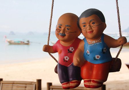 figuren oma opa schaukel