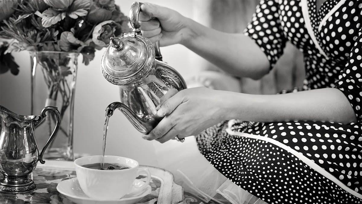Rituale im Alltag teeritual-black-white