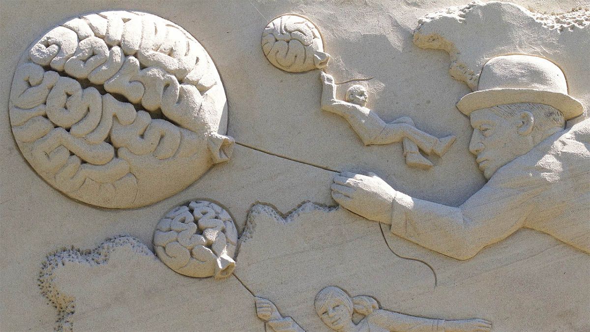 Unterschied Alzheimer und Demenz luftballon-gehirn-demenz