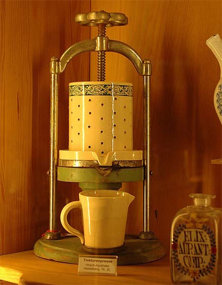 tinkturpresse