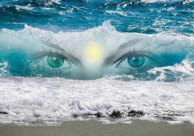 mystisch psyche wellen meer klein