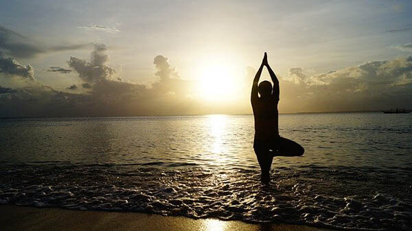 yoga am strand klein