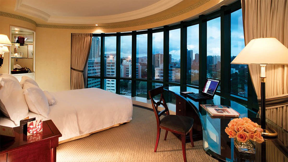 hotelzimmer weiter ausblick