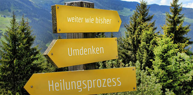 wegweiser schilder klein