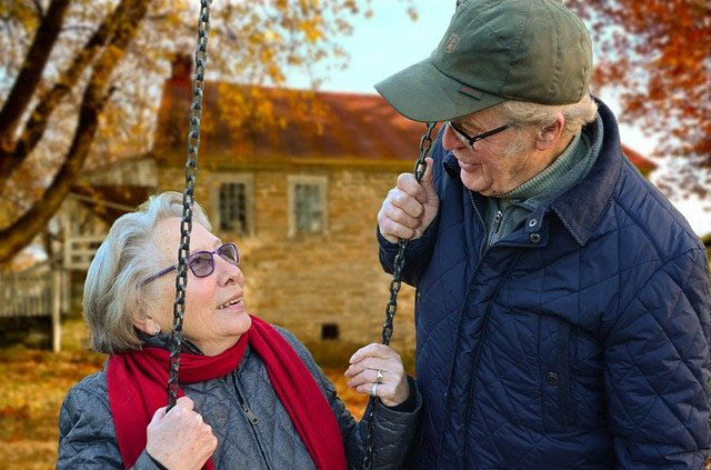 oma opa schaukel klein