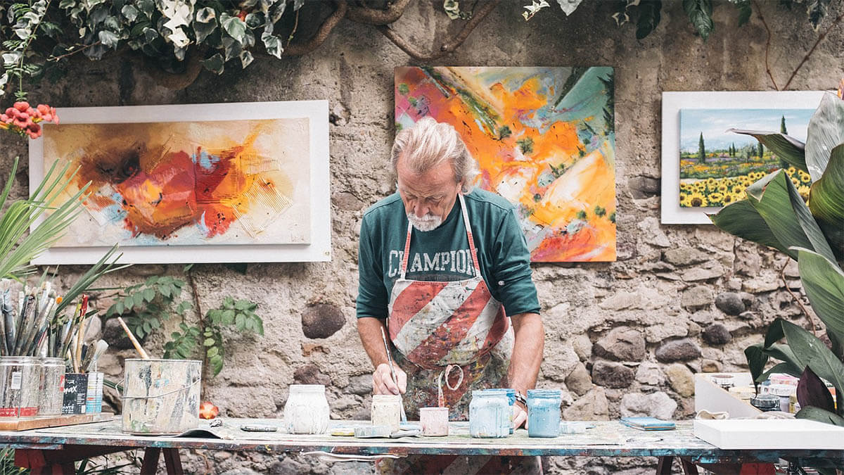 maler kunst arbeit kreativ