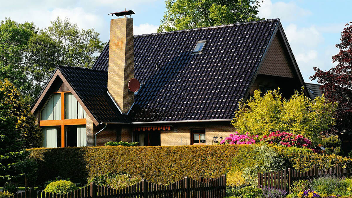 haus mit garten an