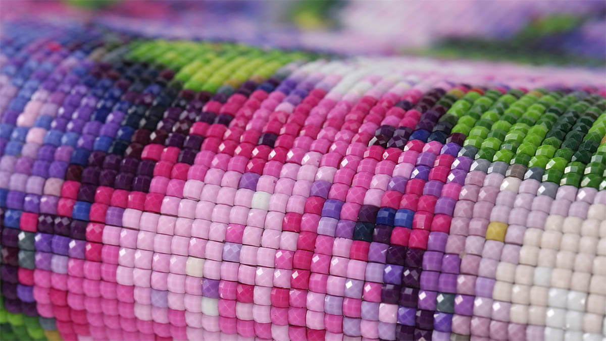 diamond painting an