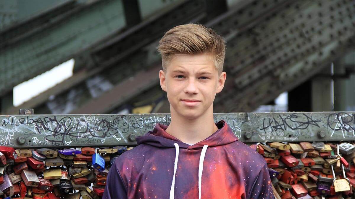 junge pubertaet bruecke