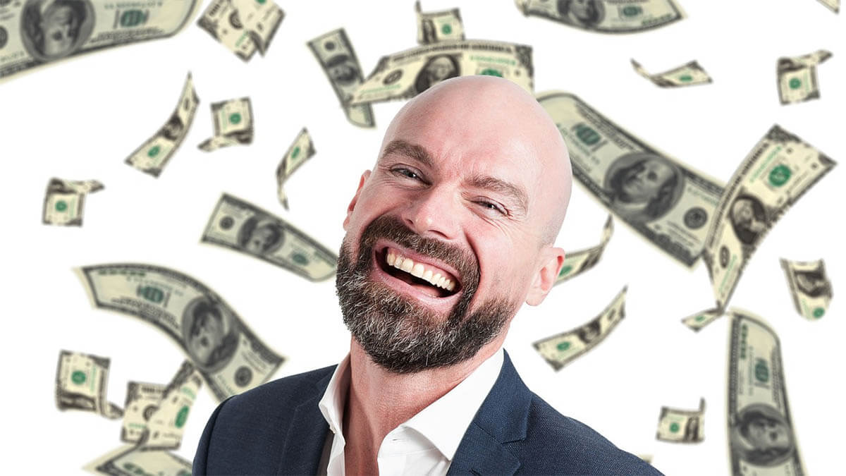 mann-geldregen-dollars