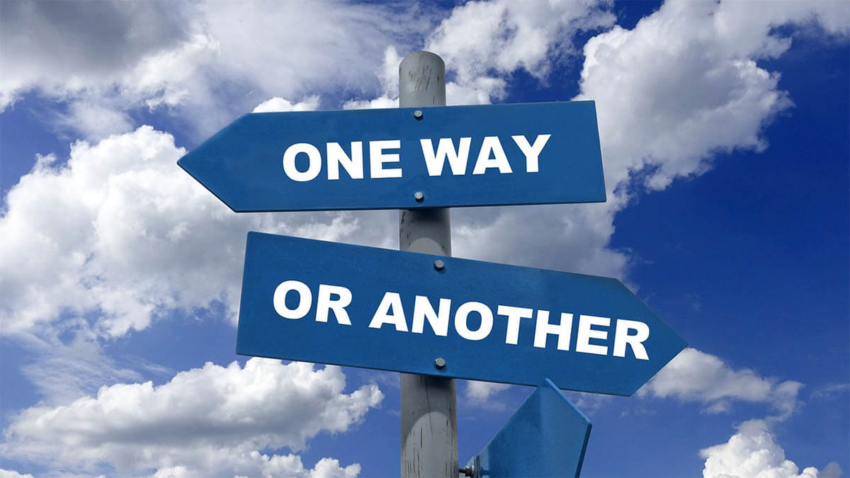 Wie Dilemmas unser Leben bestimmen und unsere Gesellschaft formen dilema-one-way-or-another